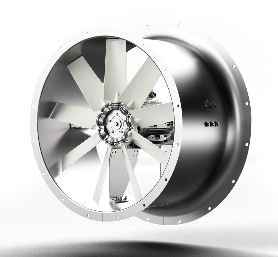 Пожарный осевой вентилятор