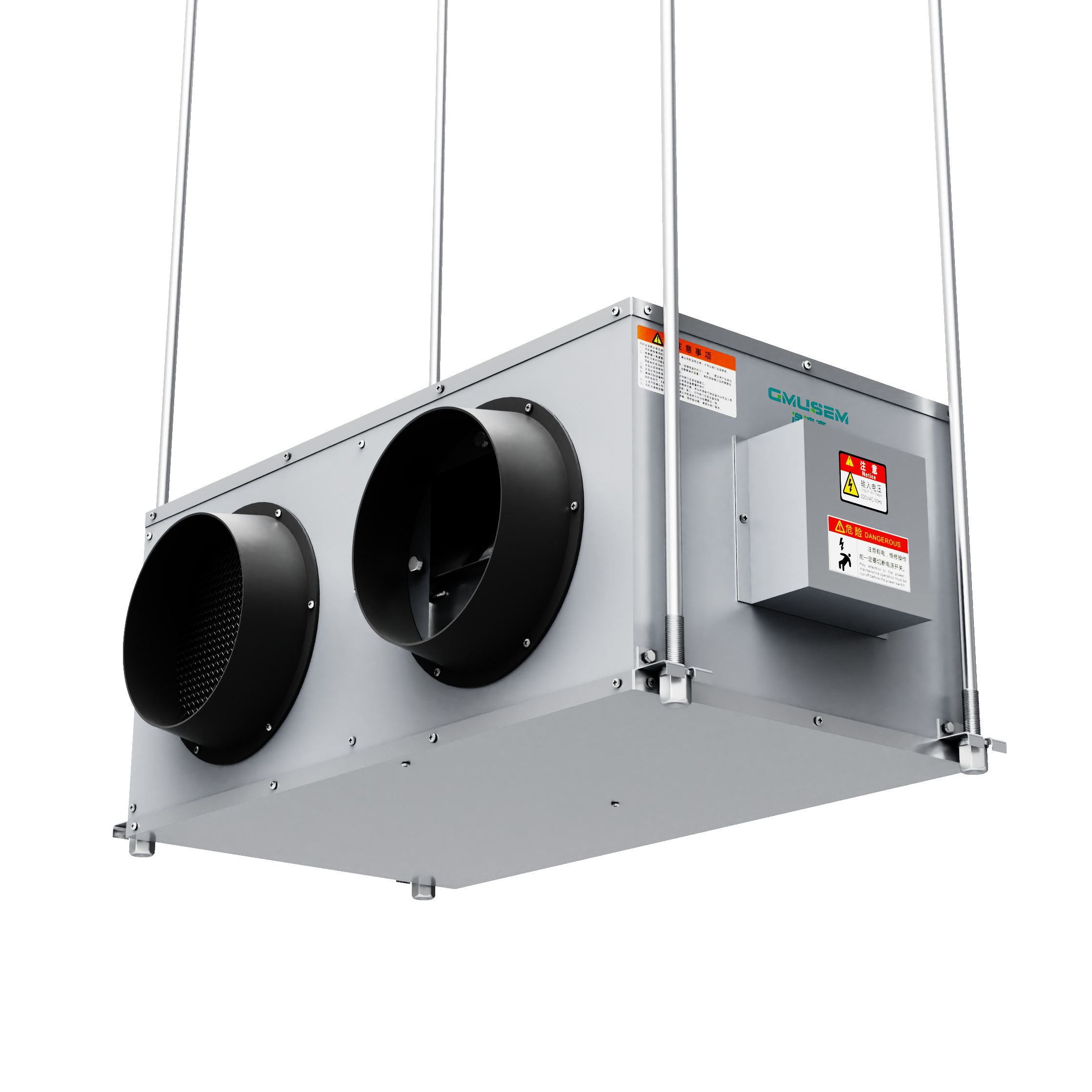 Коммерческий вентилятор с двунаправленным потоком для воздушных каналов