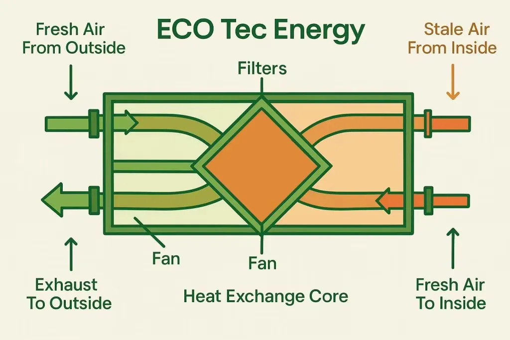 Какое место в броннизи подходит для вентиляционной системы эрв