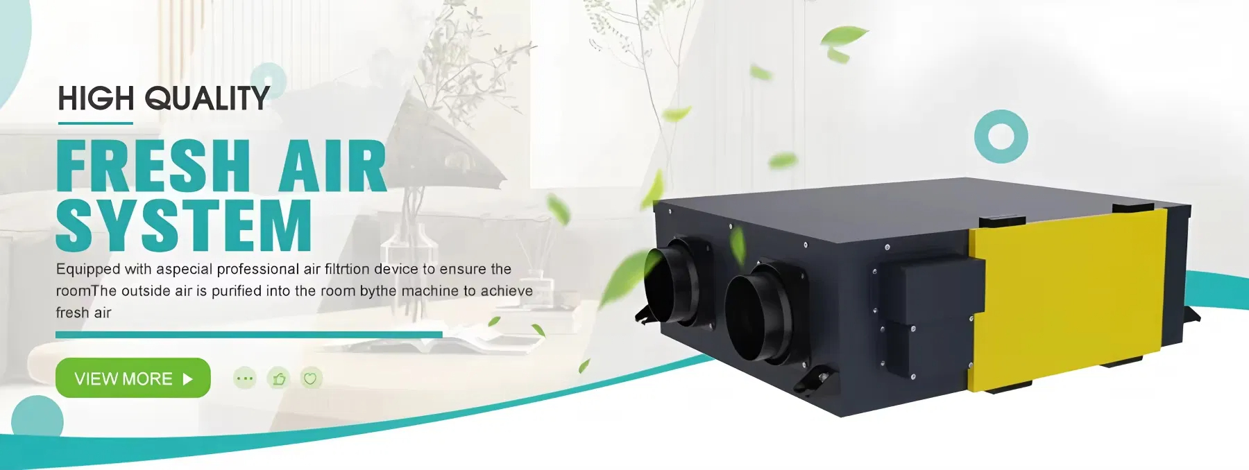 Максимальное энергосбережение с помощью высокоэффективных систем ERV.